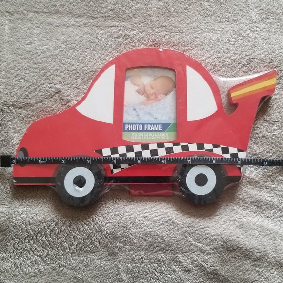 Red Racing Car Wooden Picture Frame - Picture 3 of 5